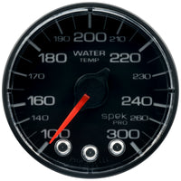 Autometer Spek-Pro 52.4mm 100-300 Deg F Digital Stepper Motor Water Temp Gauge - Burkken Auto Parts