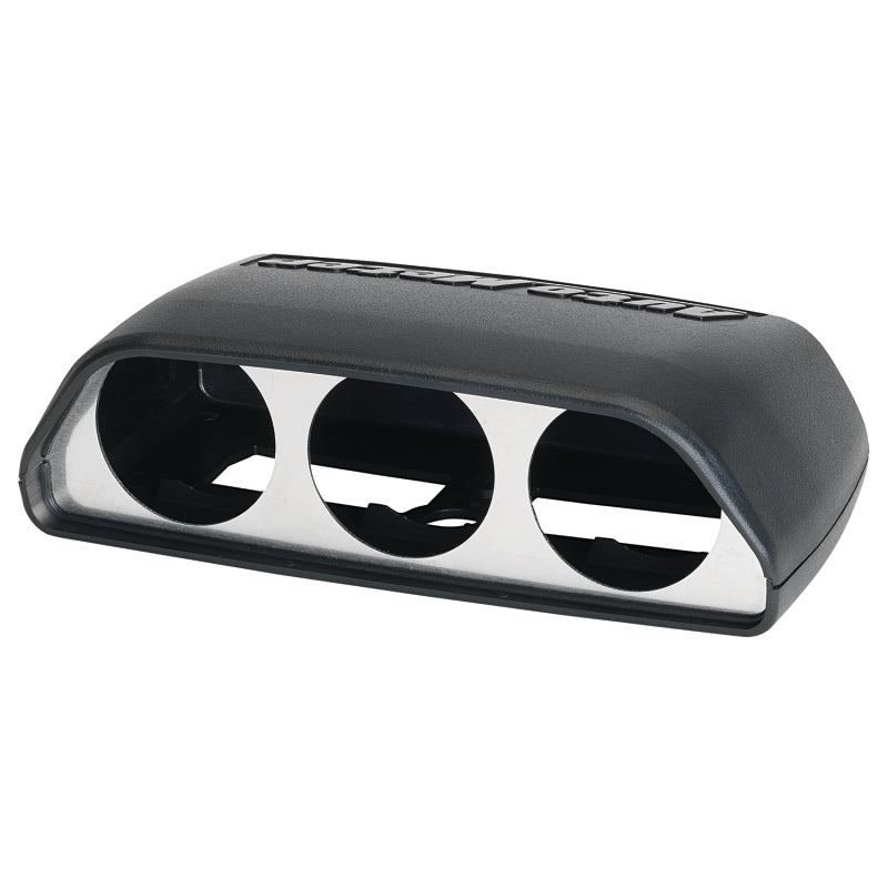 Autometer 08-11 Dodge Challenger Black Triple Dash Pod - Burkken Auto Parts