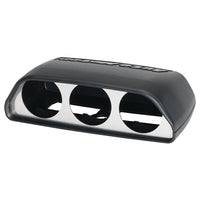 Autometer 08-11 Dodge Challenger Black Triple Dash Pod - Burkken Auto Parts