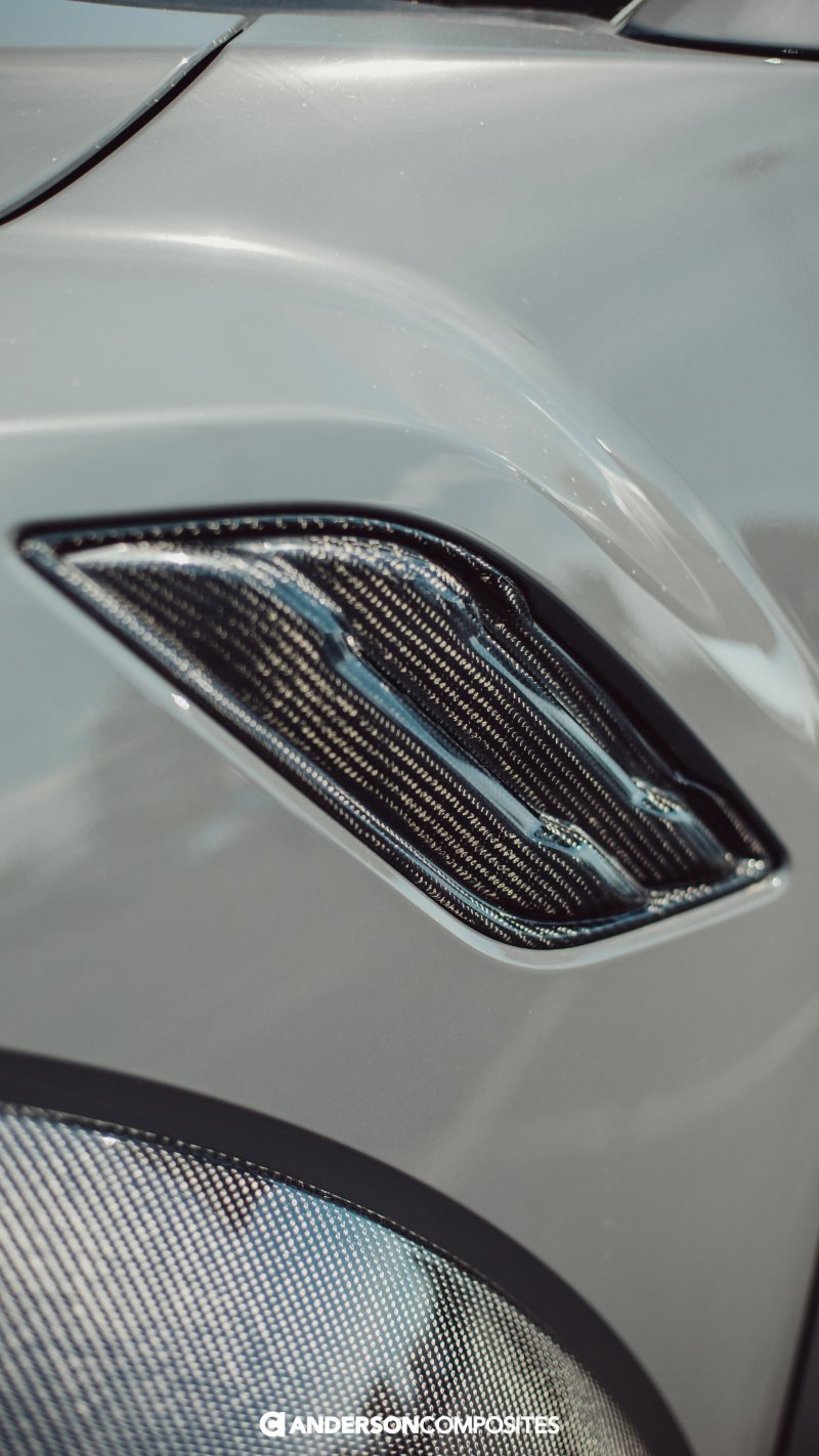 Anderson Composites 17-18 Ford Raptor Type OE Carbon Fiber Fender Vents - Burkken Auto Parts