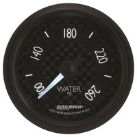 Autometer GT Series 52mm Full Sweep Electronic 100-260 Deg F Water Temperature Gauge - Burkken Auto Parts
