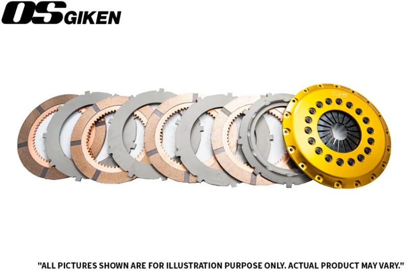 OS Giken 93-98 Toyota Supra JZA80 R Quad Plate w/Floating Center Hub Clutch - Burkken Auto Parts