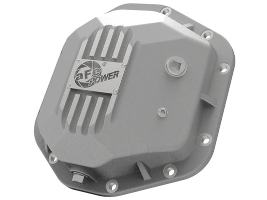aFe 97-18 Jeep Wrangler TJ/JK Dana 44 Street Series Differential Cover w/ Machined Fins - Raw - Burkken Auto Parts