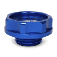 BLOX Racing Billet Honda Oil Cap - Blue - Burkken Auto Parts