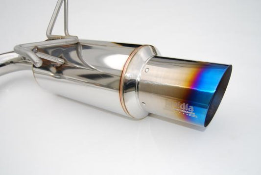 Invidia 08-11 STi Hatch / 11 WRX Hatch Dual N1 Single Layer Titanium Tipped Cat-back Exhaust - Burkken Auto Parts