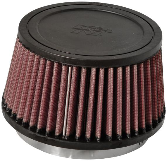 K&N Universal Rubber Filter Round Tapered 4.5in Flange ID x 5.875 Base OD x 5in Top OD x 3.25in H - Burkken Auto Parts