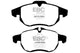 EBC 03 Saab 9-3 2.0 Turbo (Arc) Redstuff Front Brake Pads - Burkken Auto Parts