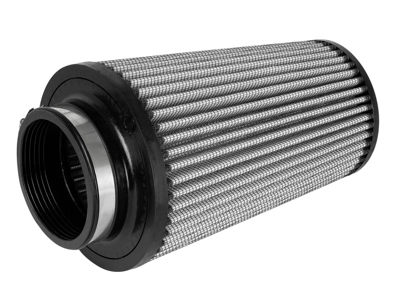 aFe MagnumFLOW Pro DRY S Universal Air Filter 3.5in F / 6in B / 4.5in T (Inv) / 9in H - Burkken Auto Parts