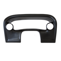 Autometer 99-03 Ford Super Duty Dual Cluster Bezel - Black - Burkken Auto Parts
