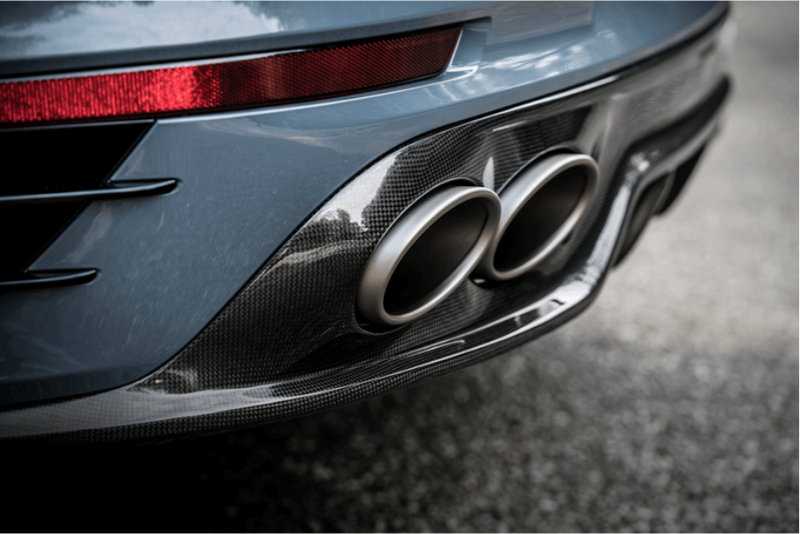 Akrapovic 16-17 Porsche 911 Turbo/Turbo S (991.2) Rear Carbon Fiber Diffuser - Matte - Burkken Auto Parts