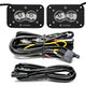 Baja Designs S2 Sport Flush Mount Work/Scene Pattern LED Work Light - Clear - Burkken Auto Parts