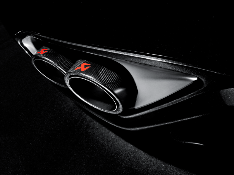 Akrapovic 06-13 Chevrolet Corvette ZO6/ZR1 (C6) Tail Pipe Set (Carbon 125 mm) - Burkken Auto Parts