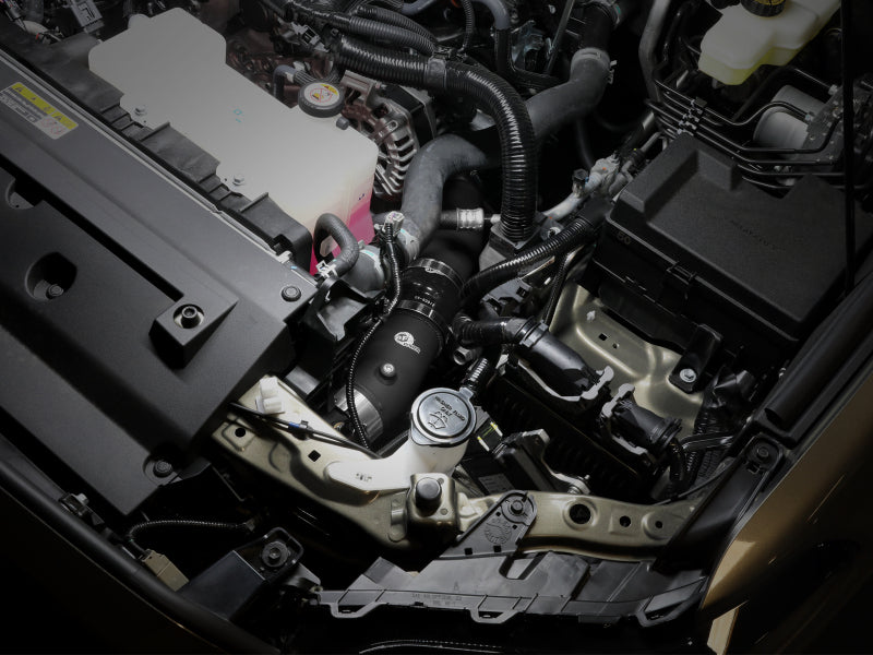 aFe 2024+ Toyota Tacoma BladeRunner  2.5in & 3in Aluminum Hot & Cold Charge Pipe Kit - Black - Burkken Auto Parts