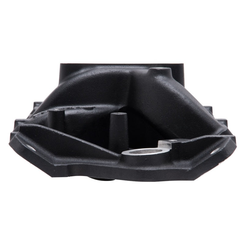Edelbrock Manifold SBC Performer Air Gap Black - Burkken Auto Parts
