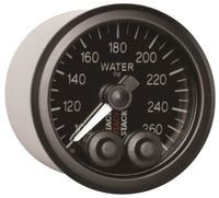 Autometer Stack Pro Control 52mm 100-260 deg F Water Temp Gauge - Black (1/8in NPTF Male) - Burkken Auto Parts