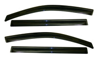 AVS 11-18 Nissan Quest Ventvisor Outside Mount Window Deflectors 4pc - Smoke - Burkken Auto Parts