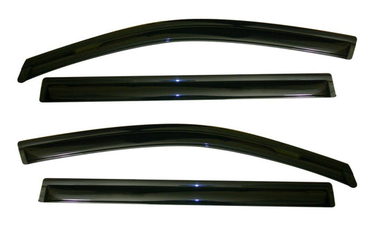 AVS 11-18 Nissan Quest Ventvisor Outside Mount Window Deflectors 4pc - Smoke - Burkken Auto Parts