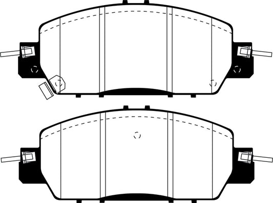 EBC 2016+ Honda Accord LX Sedan 2.4L Greenstuff Front Brake Pads - Burkken Auto Parts