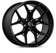Vossen HF-5 19x10 / 5x120.65 / ET28 / 70.3 / Deep - Satin Black Wheel