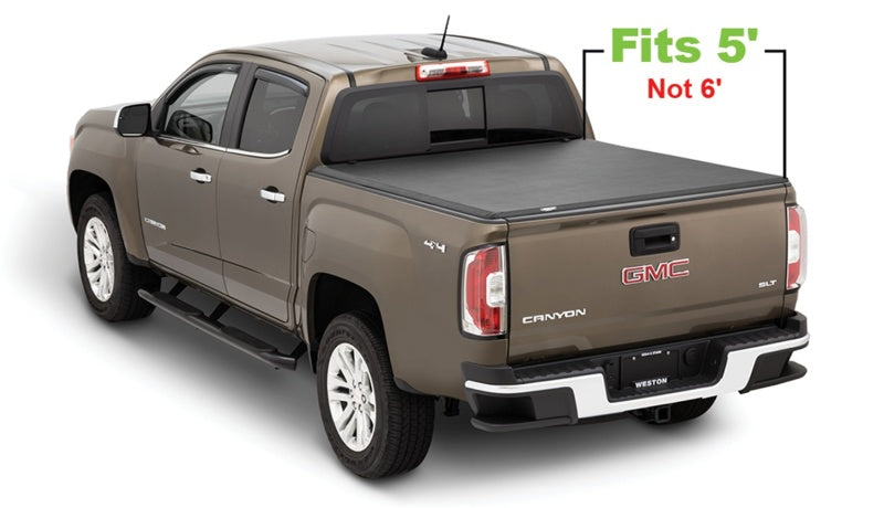 Tonno Pro 15-19 Chevy Colorado 5ft Fleetside Hard Fold Tonneau Cover - Burkken Auto Parts