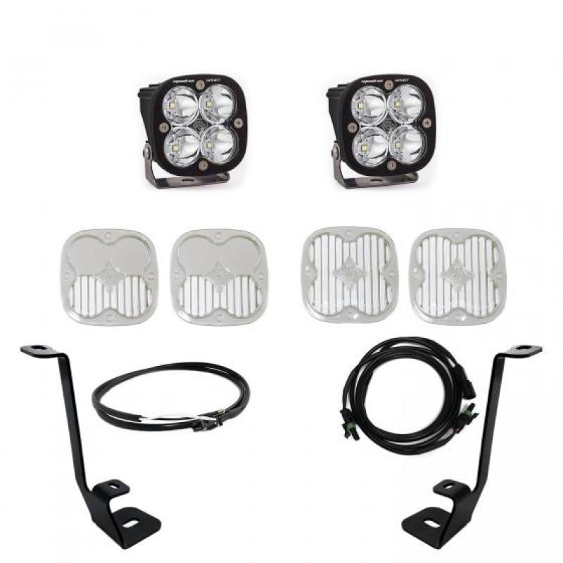 Baja Designs 2021+ Ford F150 A Pillar Kit Squadron Sport Spot with Upfitter - Burkken Auto Parts