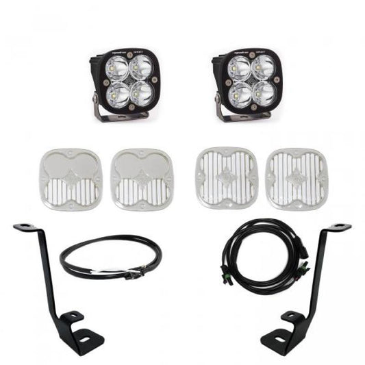 Baja Designs 2021+ Ford F150 A Pillar Kit Squadron Sport Spot with Upfitter - Burkken Auto Parts