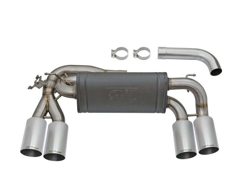 aFe MACHForce XP 3in - 2 1/2in Axle Back 304SS Exhaust w/ Polished Tips 16-17 BMW M2 (f87) - Burkken Auto Parts