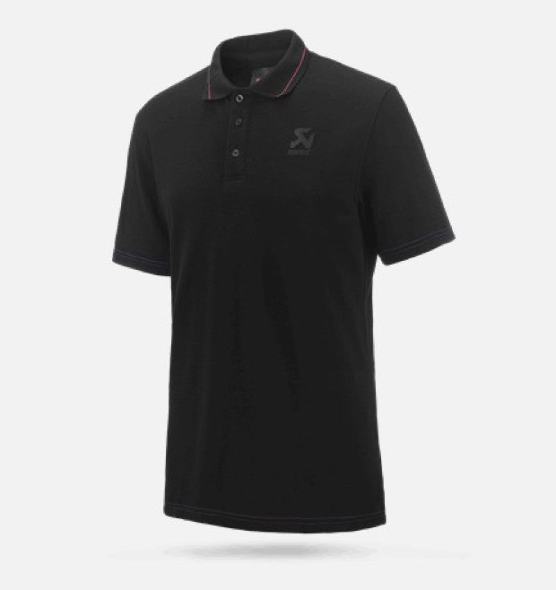 Akrapovic Corpo Polo Black Mens - M - Burkken Auto Parts
