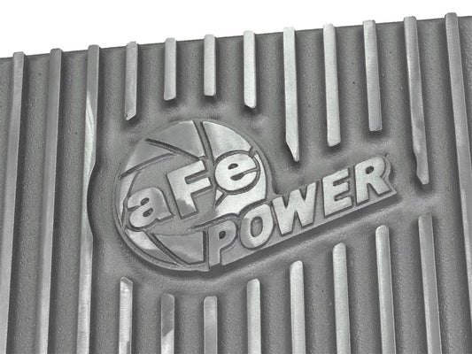 aFe Transmission Pan Cover (Raw); GM Diesel Trucks 01-14 V8-6.6L (td)