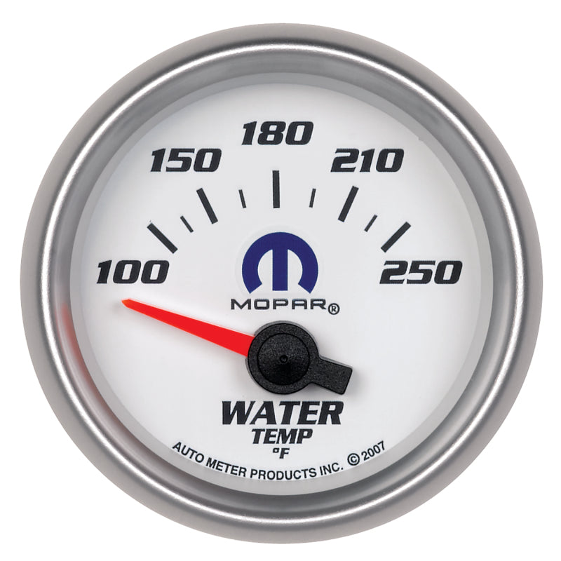 Autometer Mopar 52.4mm SSE 100-250 Degree F Water Temperature Gauge - Burkken Auto Parts