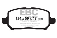 EBC 05-10 Chevrolet Cobalt 2.2 4 Lug Redstuff Front Brake Pads - Burkken Auto Parts