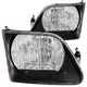 ANZO 1997.5-2003 Ford F-150 Crystal Headlights Black G2 - Burkken Auto Parts
