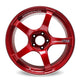 Advan TC4 18x8 +45 5-114.3 Racing Candy Red & Ring Wheel - Burkken Auto Parts