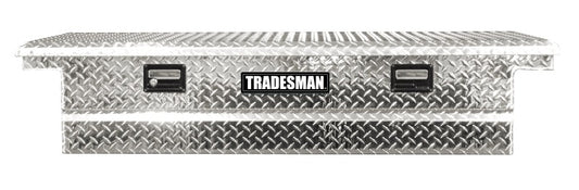 Tradesman Aluminum Cross Bed Low-Profile Truck Tool Box (60in.) - Brite - Burkken Auto Parts