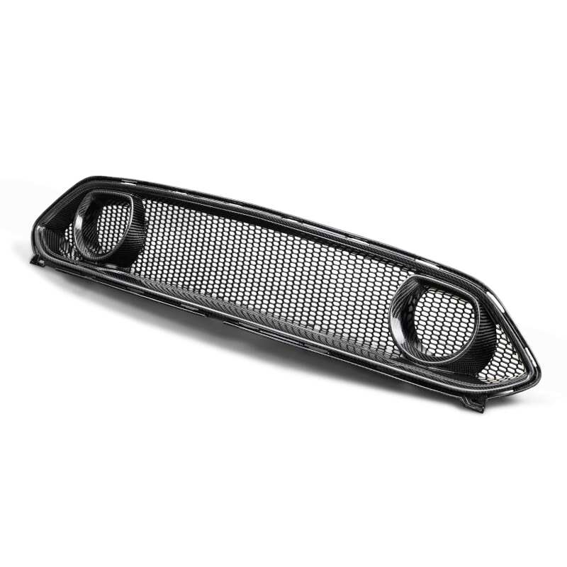 Anderson Composites 21-22 Ford Mustang Mach 1 CF Upper Grille - Burkken Auto Parts