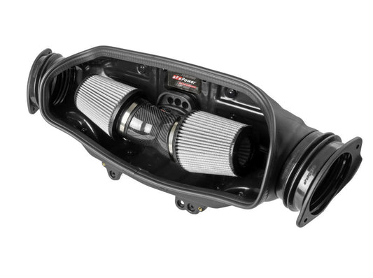 aFe 2020 Corvette C8 Track Series Carbon Fiber Cold Air Intake System With Pro DRY S Filters - Burkken Auto Parts