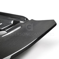 Anderson Composites 2017-2018 Chevrolet Camaro ZL1 1LE Type-OE Style Double Sided Carbon Fiber Hood - Burkken Auto Parts