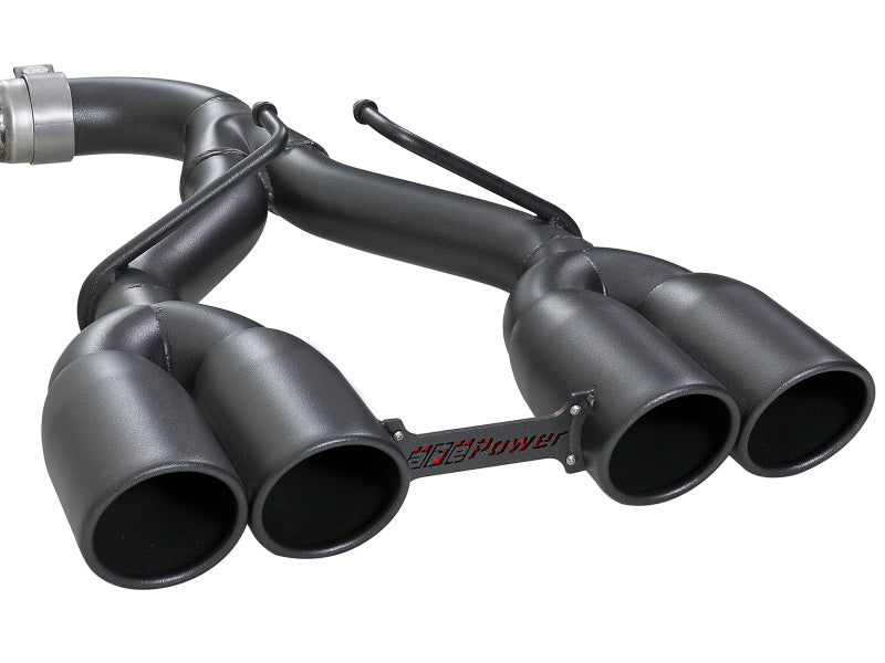 aFe Rebel Series 2.5in 304 SS Cat-Back Exhaust w/ Black Tip 18-20 Jeep Wrangler (JL) - Burkken Auto Parts