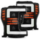 AlphaRex 17-19 Ford F-250 SD PRO-Series Proj Headlight Plnk Style Matte Blk w/Activ Light/Seq Signal - Burkken Auto Parts