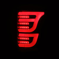AlphaRex 15-20 Ford F-150 Luxx LED Tail Lights (Pair) Black/Red (Not For Blind Spot Sensor Models) - Burkken Auto Parts