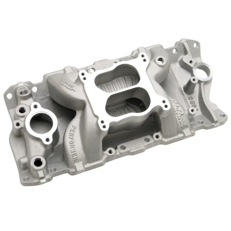 Edelbrock Intake Manifold Performer Air-Gap S/B Chevy 87-95 STD Flange/Sprdbore - Burkken Auto Parts