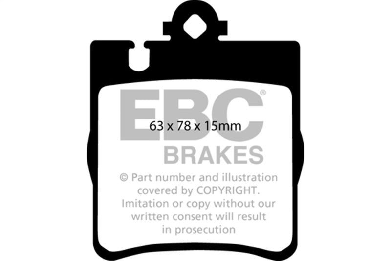 EBC 03 Mercedes-Benz C230 (W203) 2.3 Sport Greenstuff Rear Brake Pads - Burkken Auto Parts