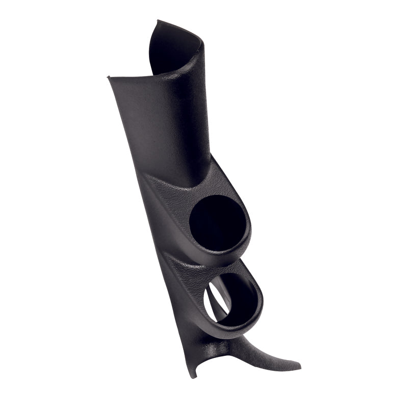 Autometer 99-06 Chevy Silverado/GMC Sierra/Duramax (w/ Speaker) 52mm Dual Pillar Pod Black - Burkken Auto Parts