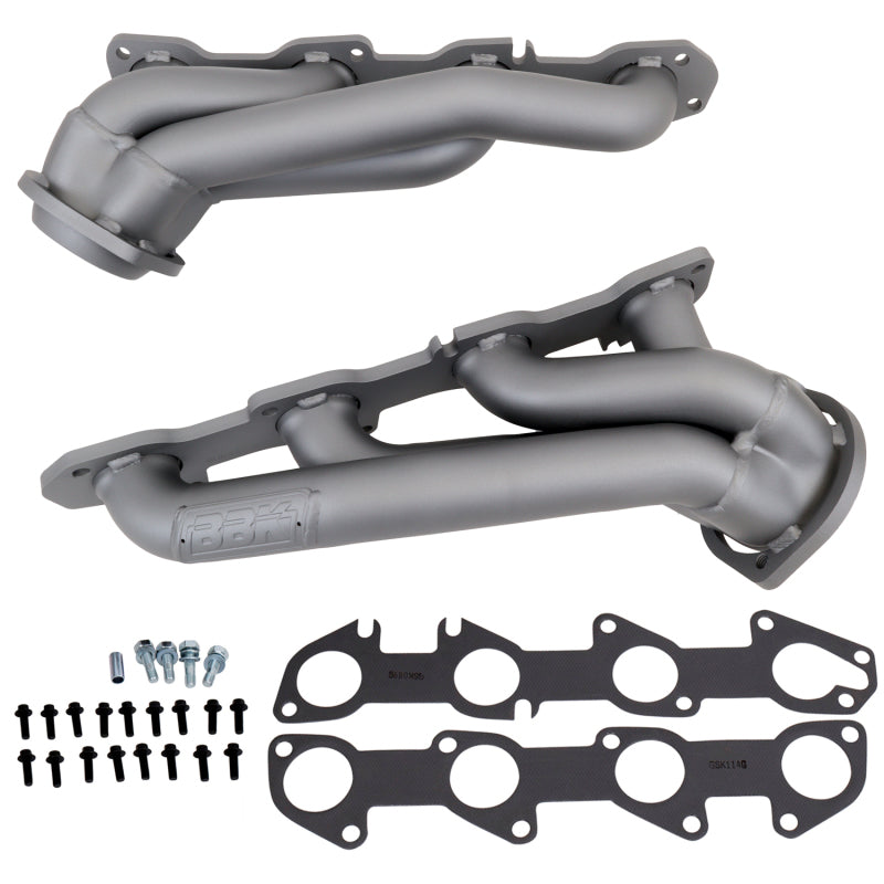 BBK 09-20 Dodge Challenger Hemi 5.7L Shorty Tuned Length Exhaust Headers - 1-3/4in Titanium Ceramic - Burkken Auto Parts