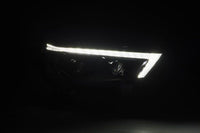 AlphaRex 14-20 Toyota 4Runner LUXX LED Proj Headlights Black w/Activ Light/Seq Signal/DRL - Burkken Auto Parts