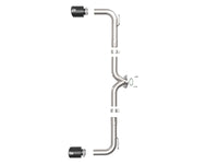 aFe Takeda 2-1/2in 304 SS Axle-Back Exhaust w/ Black Tip 14-18 Mazda 3 L4 2.0L/2.5L - Burkken Auto Parts