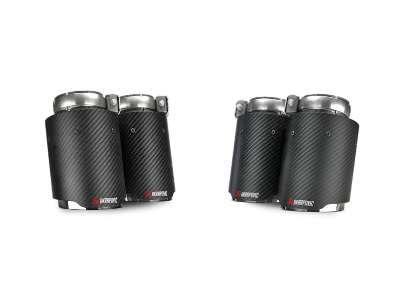 Akrapovic 14-17 BMW M3/M4 (F80/F82) Tail Pipe Set (Carbon) - Burkken Auto Parts