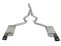 aFe MACHForce XP Exhausts Cat-Back SS-304 EXH w/ Black Tips 15-16 Ford Mustang EcoBoost 2.3L (t) - Burkken Auto Parts