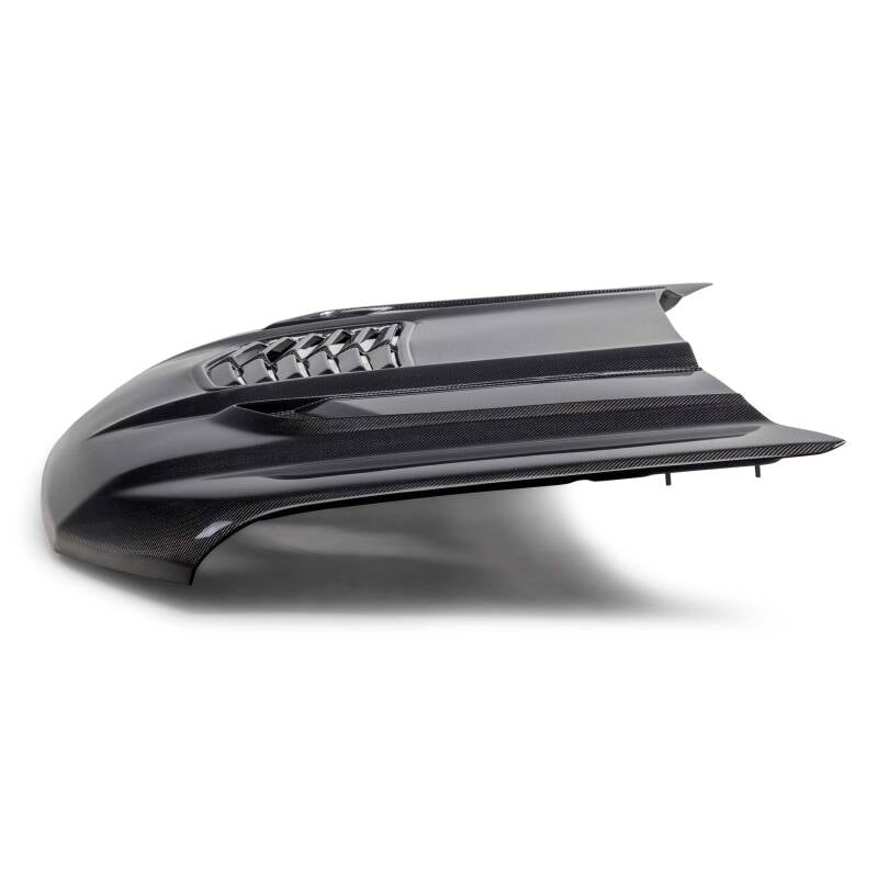 Anderson Composites 20-24 Chevy Silverado Type-T2 Carbon Fiber Hood - Burkken Auto Parts
