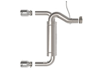 aFe Vulcan 3in 304 SS Axle-Back Exhaust 2021 Ford Bronco L4-2.3L (t)/V6-2.7L (tt) w/ Polished Tips - Burkken Auto Parts